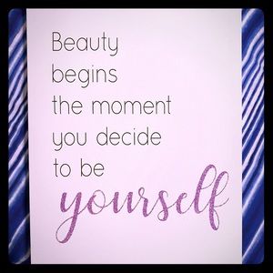 Canvas sign/wall Decour